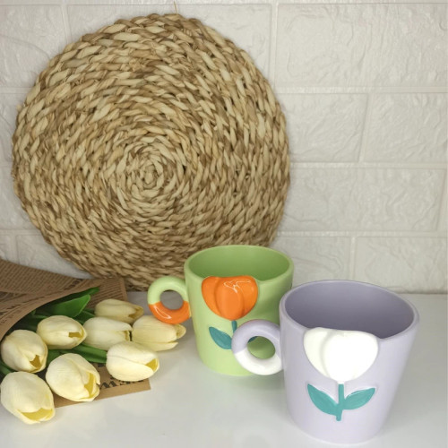 ماگ سرامیکی گل لاله