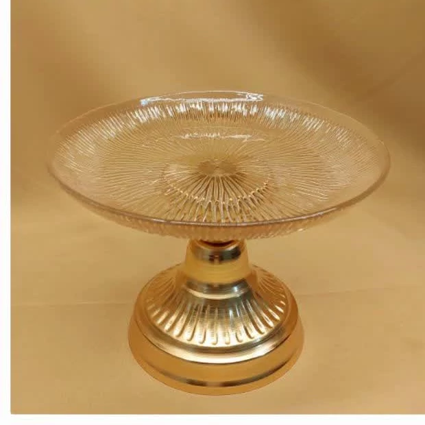 ظرف پذیرایی شیرینی خوری سولو پایه دار